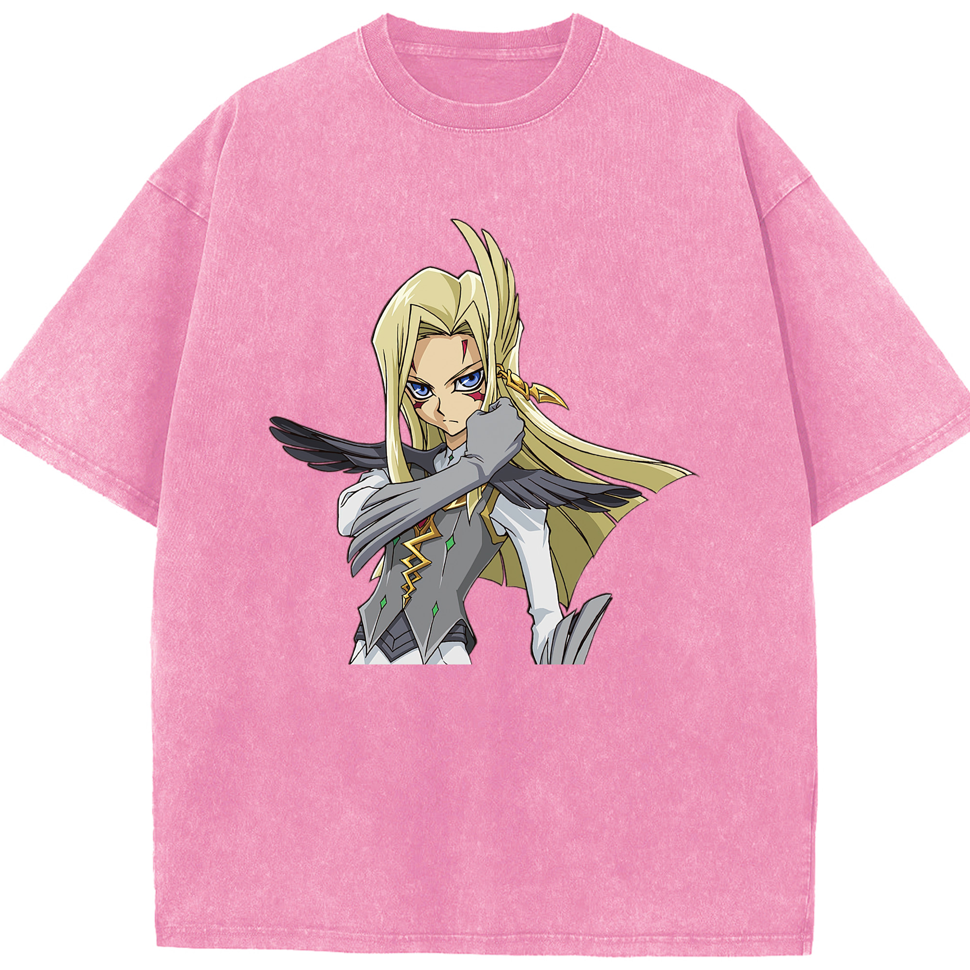 （画像用） 遊☆戯☆王 Yu-Gi-Oh! 綿100% ヴィンテージ風 半袖Tシャツ（フロントプリント）